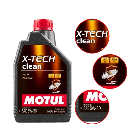 Óleo Para Motor De Carro Motul X-tech Clean 5w-30 1l