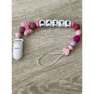 prendedor e mordedor de chupeta  em silicone em Oferta na Shopee