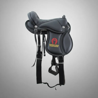 Sela Australiana Gel p/ Cavalo Manga Larga – Completa c/ Ferragens Inox – Montaria Profissional em Oferta na Shopee