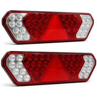 Par Lanterna Traseira LED Caminhão Carreta Guerra ASX Bivolt Universal Alta Resistência em Oferta na Shopee