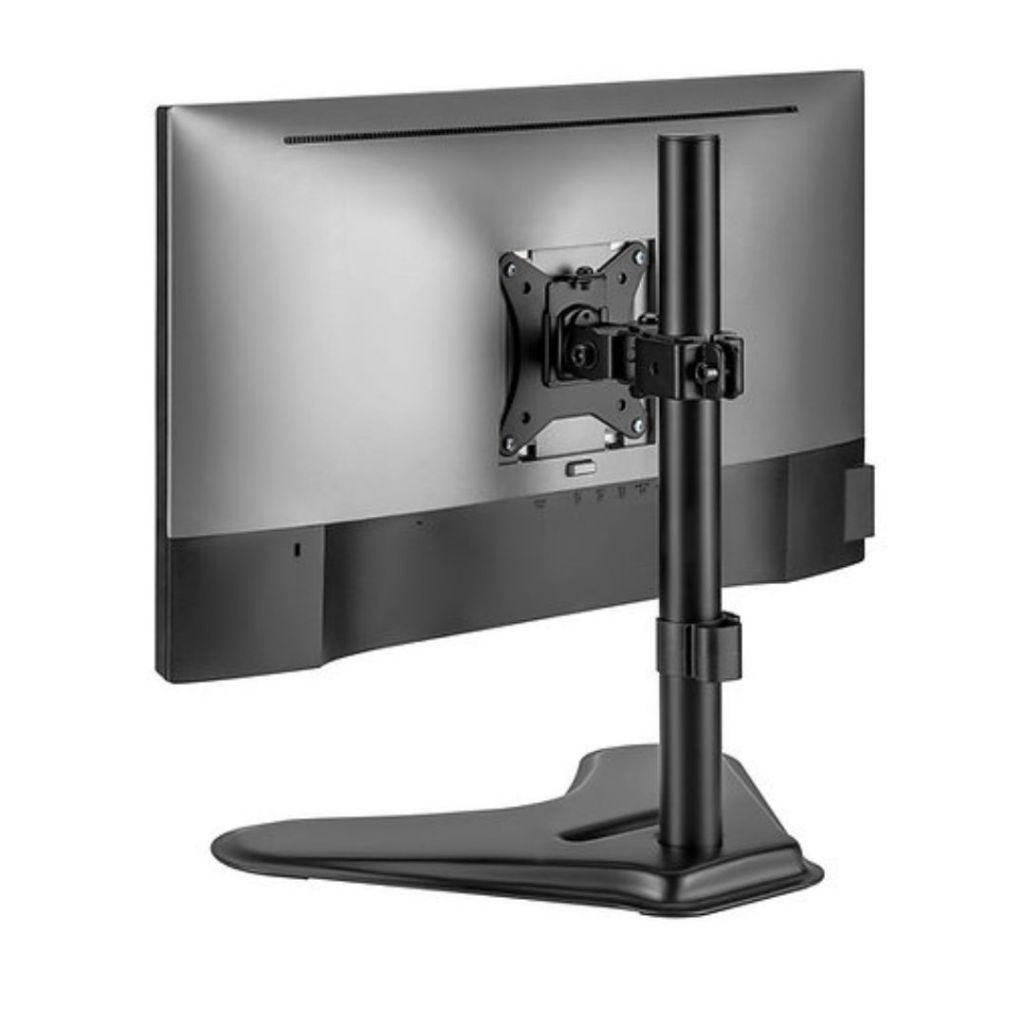 Suporte Para Monitor 17 a 32 Polegadas Com Base Mesa Padrão Vesa Apoio De Celular Inclinação Rotação
