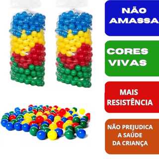 Kit com bolinhas coloridas para piscina de bolinha infantil Não amassa Escolha a quantidade em Oferta na Shopee