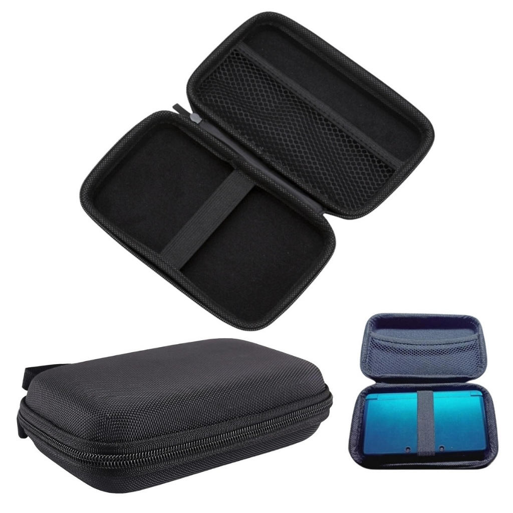 Case Bag Bolsa Estojo Viagem e Proteção Para Nintendo New 3DS - 3DS OLD - DS Lite Preto