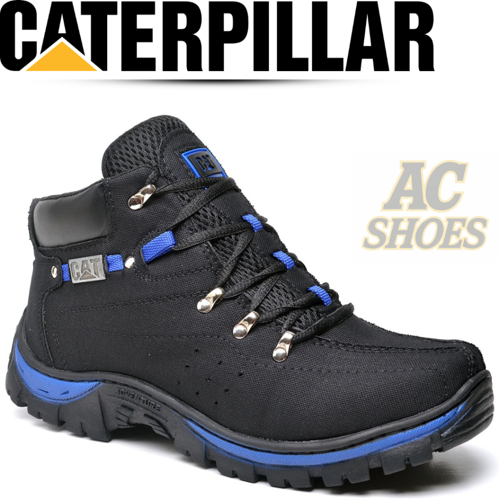 Coturno Caterpillar Adventure Masculino Bota Lona Reforçada Oferta em Oferta na Shopee