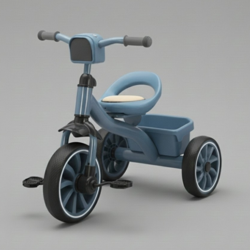 Triciclo Infantil Azul Passeio Deend C/ Cestinha 3 Rodas em Oferta na Shopee