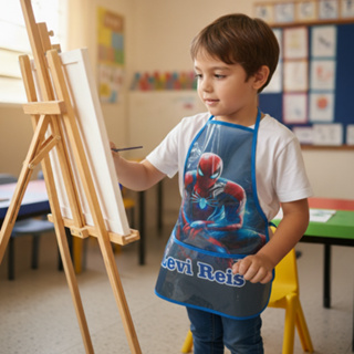 AVENTAL INFANTIL ESCOLAR ESTAMPA INTEIRA em Oferta na Shopee