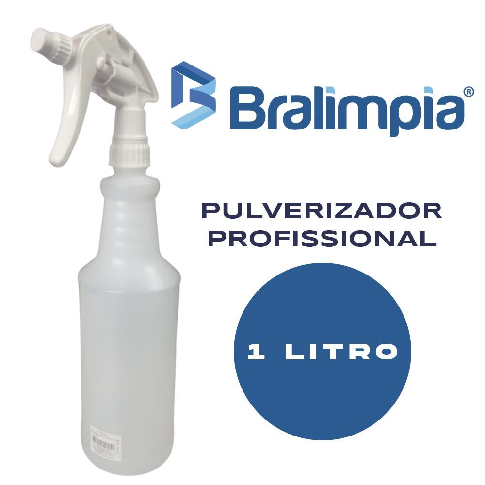 Frasco Pulverizador Borrifado 1 Litro Profissional Resistente - Bralimpia em Oferta na Shopee