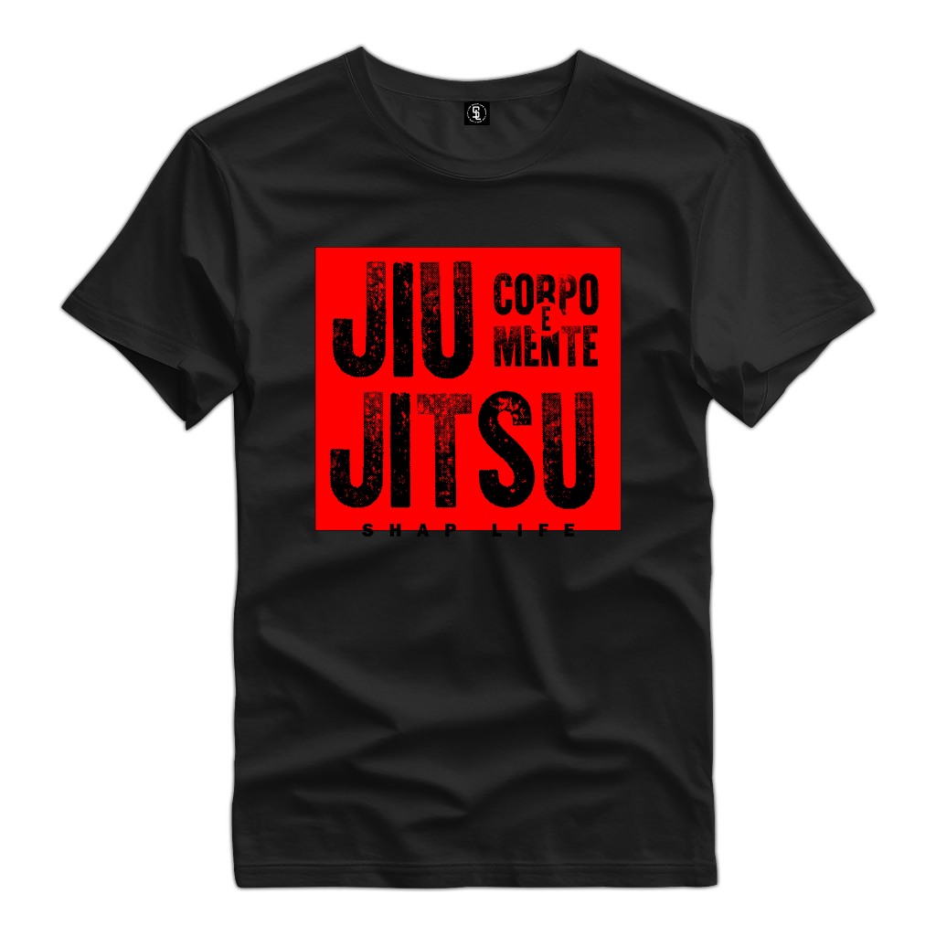 Camiseta Estampada 100% Algodão Fio 30.1 Casual Jiu Jitsu Academia T-Shirt Unissex Shap Life - 3868 em Oferta na Shopee