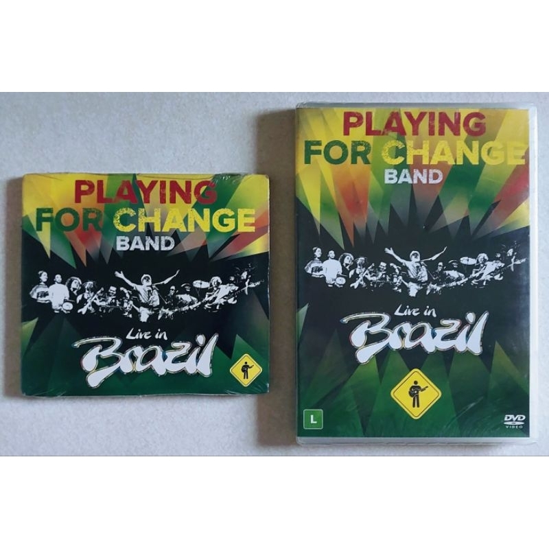 Cd + Dvd Playing For Change Band Live In Brazil - Lacrado e Original.