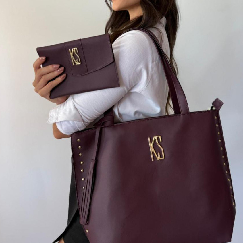 Bolsa Sacola Feminina + Porta Documentos Bolsa Tote Grande de Ombro Alça Reforçada