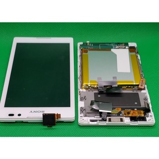 Tela Touch + Display Lcd para Sony Xperia C C2304 C2305 S39h - Original - Branca