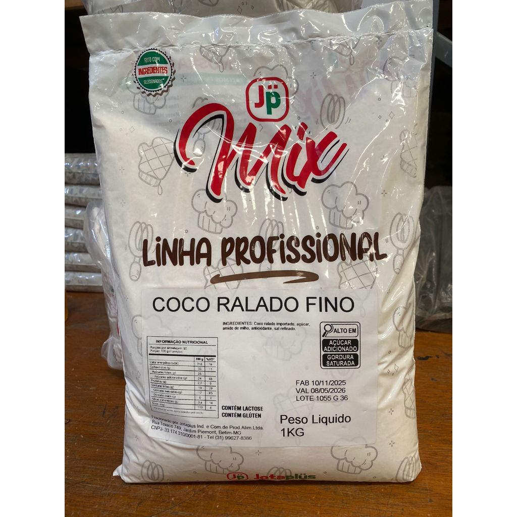 Coco Ralado Fino show - 1kg - Desidratado em Oferta na Shopee