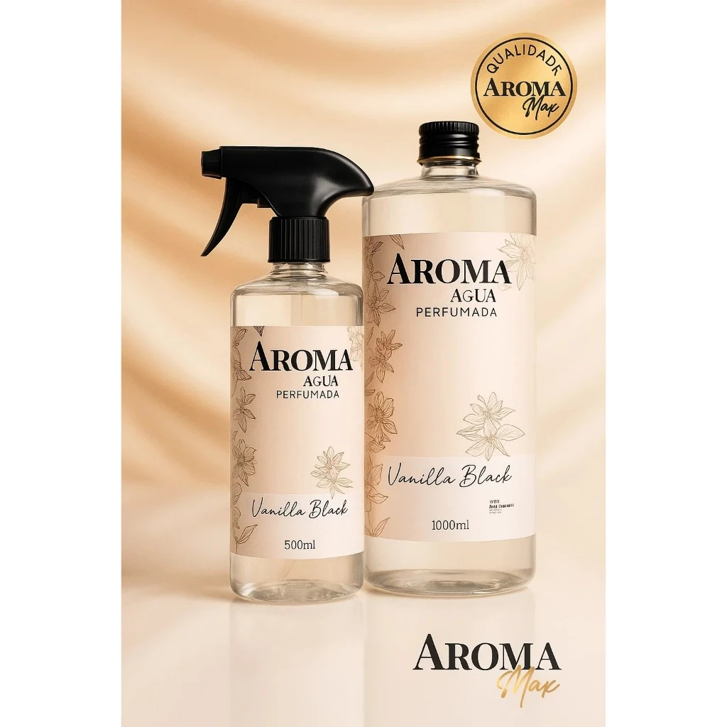 Água Perfumada Vanilla Black para Casa Banheiro Quarto Sala Roupa Tecidos Cortinas Residencial em Oferta na Shopee