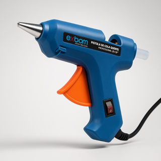 Pistola de Cola Quente Profissional Exbom 20W Bivolt Automático com 2 Bastões – Alta Potência e Precisão em Oferta na Shopee