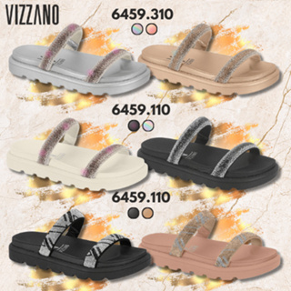 Sandália Feminino Papete Birken Vizzano Elegante Strass Confortável Brilhante tam 34 ao 40 em Oferta na Shopee