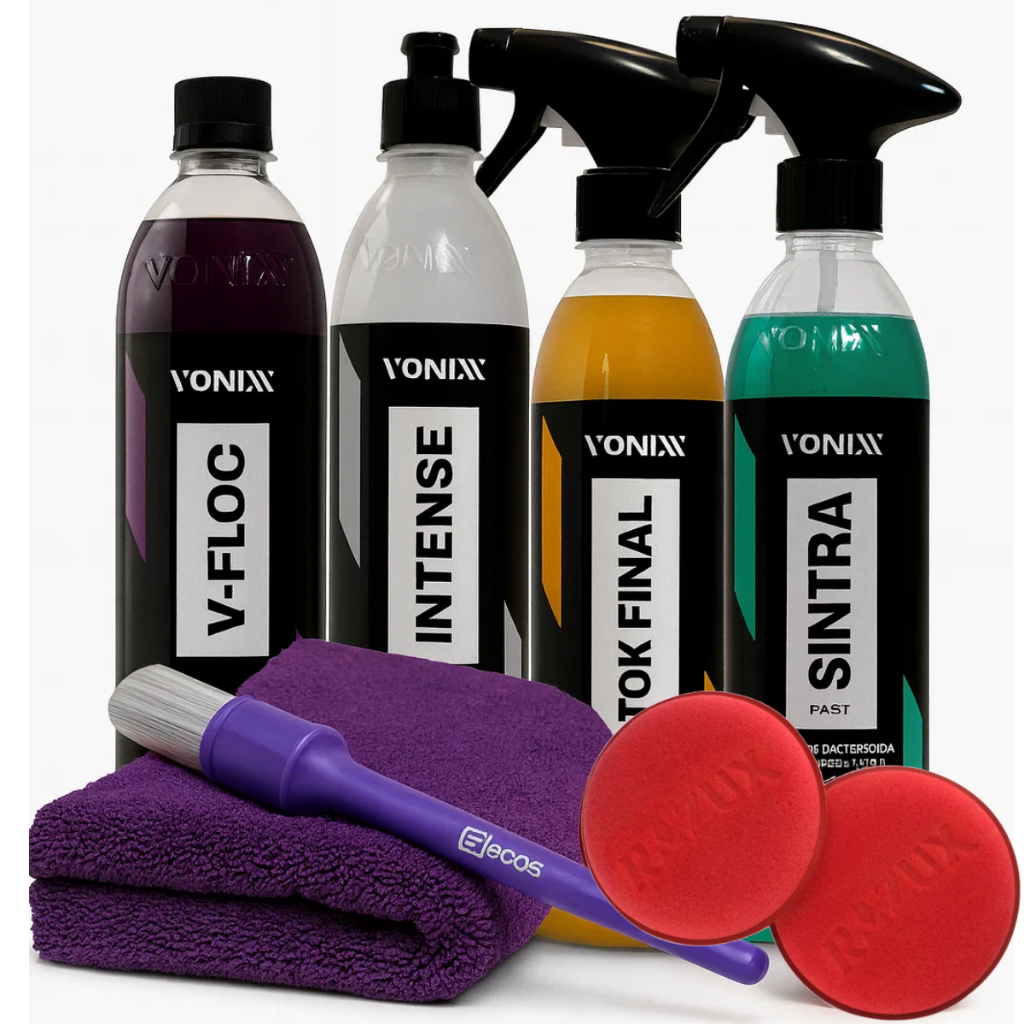 Kit Cera Tok Final Sintra Fast Shampoo V-Floc Intense C/ Acessórios Vonixx