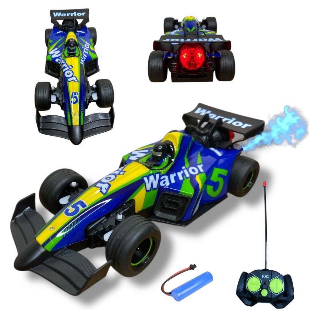 Carrinho Recarregável de controle Remoto Solta Fumaça  com Led em Oferta na Shopee