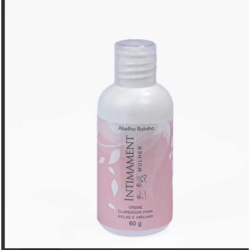 Creme clareador para axilas e virilhas intimament mulher abelha rainha 60g
