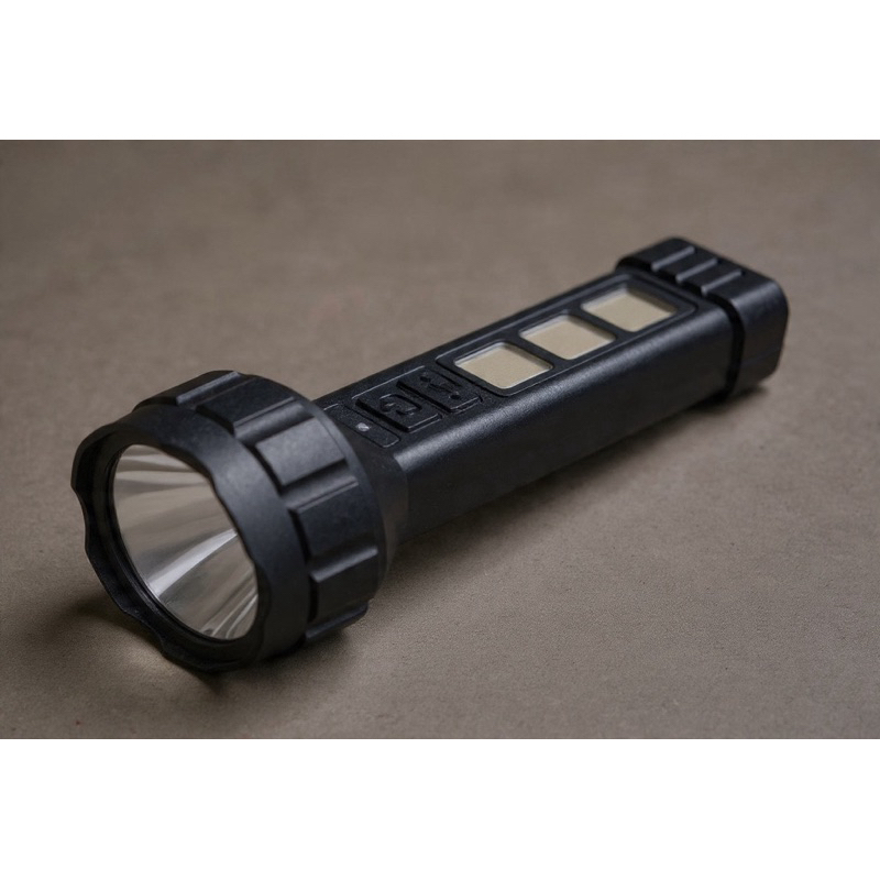 Lanterna Turbo LED com Zoom Ajustável — Ideal pra Emergências e Aventura