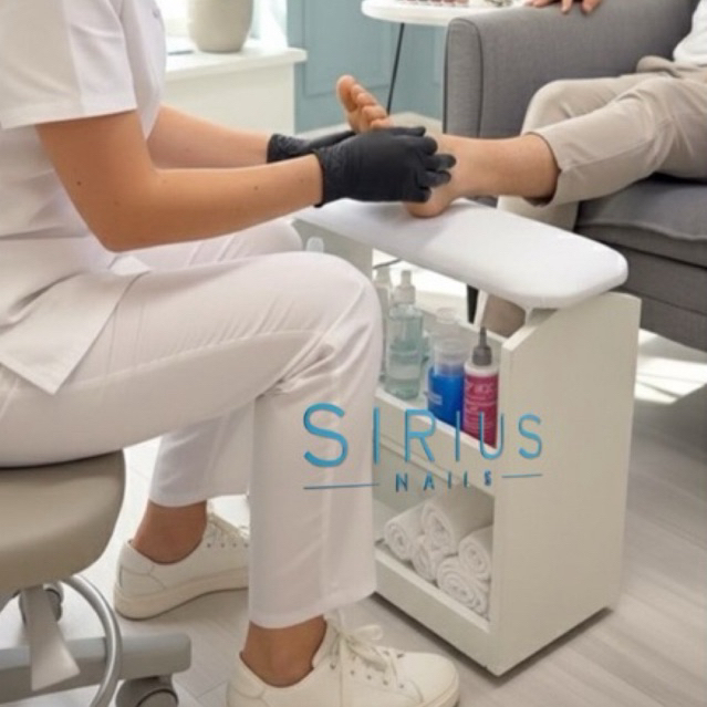 Suporte para Pés SPA em MDF com Prateleira