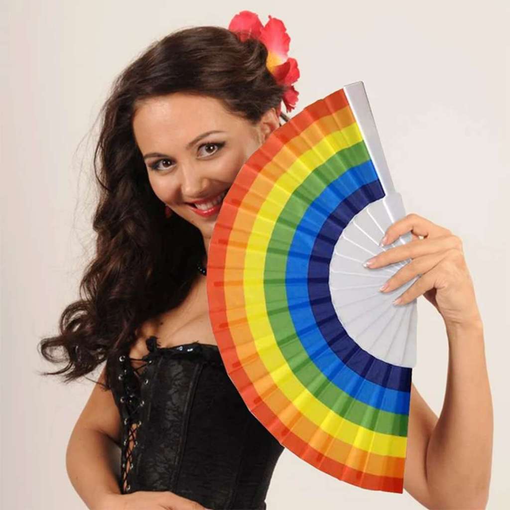kit c/3 leques coloridos [ pequeno ] - IDADE FLORIDA SHOP -
