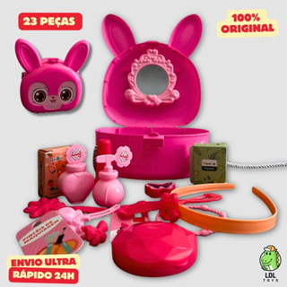 Kit Maquiagem Infantil Maletinha Coelhinha 23 Peças Brinquedo Menina Presente Make Criança em Oferta na Shopee
