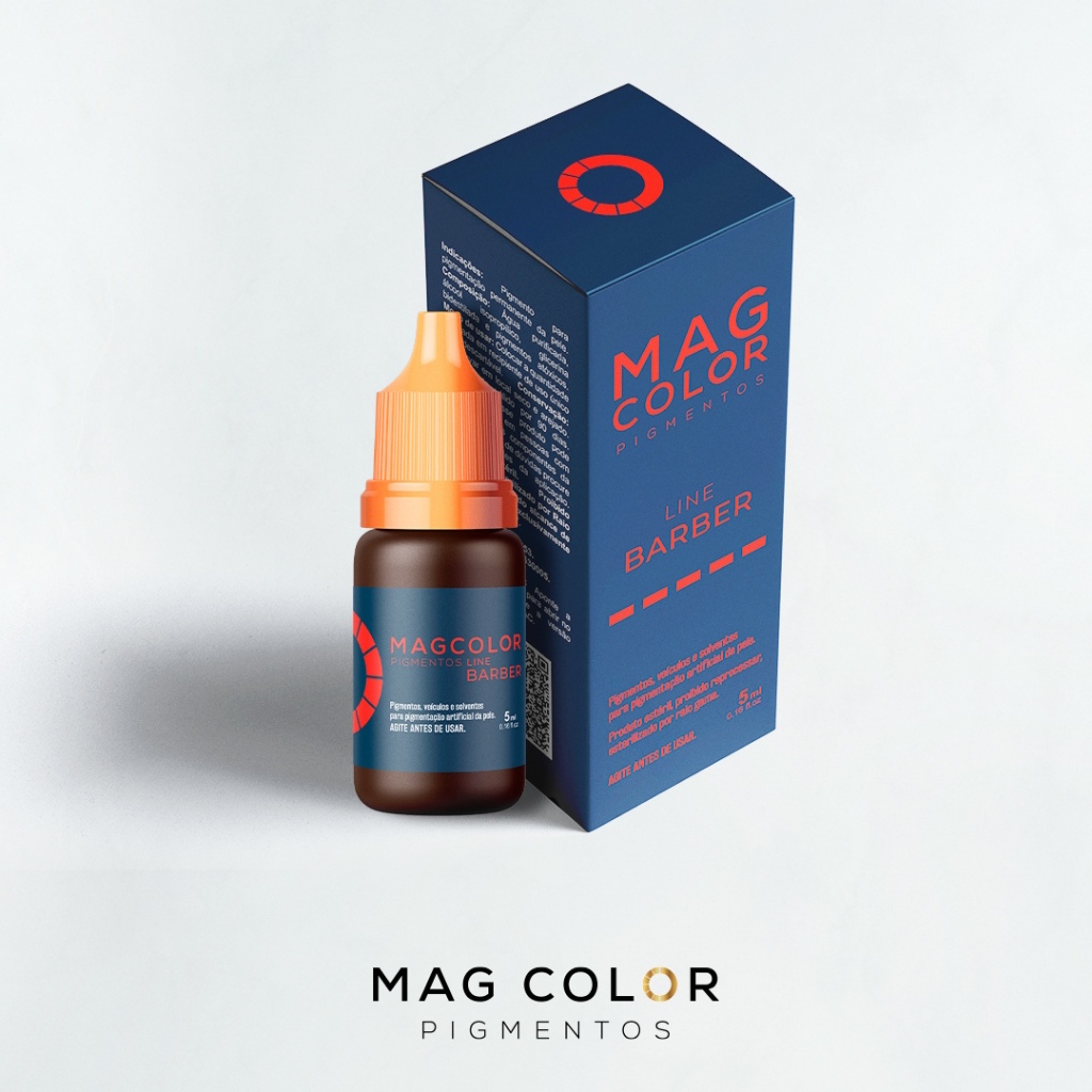 Pigmento Para Micropigmentação Barba Bigode Mag Color Line Barber 5ML