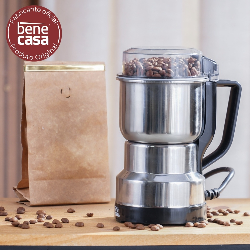 Moedor e Triturador Elétrico Café, Grãos Especiarias - Bene Casa