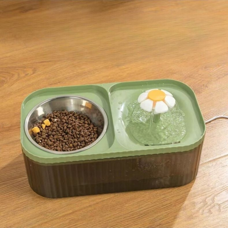 Kit 2 Fontes de Água Automática 3 L para Cães & Gatos | Bebedouro E Comedouro Silencioso