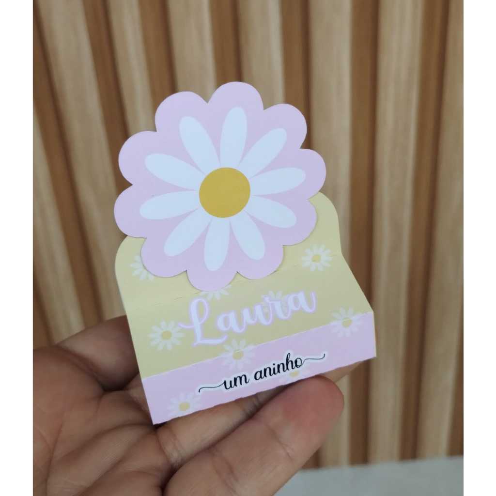 Porta Bis Duplo personalizado Margarida l Lembrancinha Personalizadas l Aniversário Infantil l Mimos Festa Infantil
