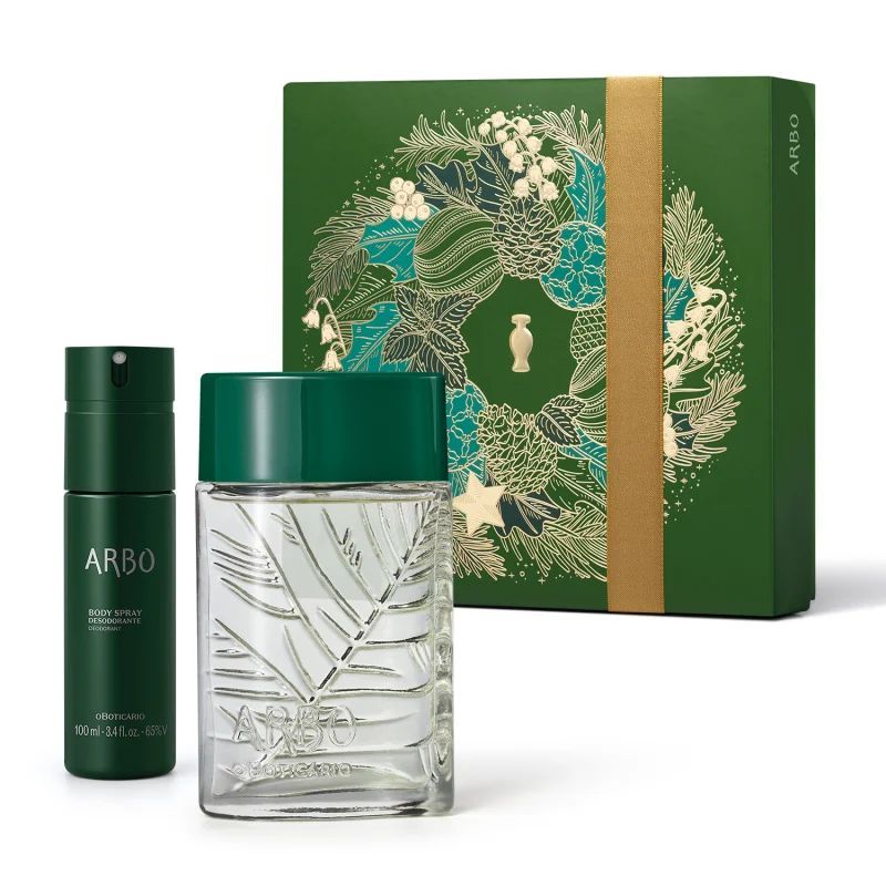 Kit Perfume e Body Splash Arbo 100ml Oboticario | Autocuidado Arbo