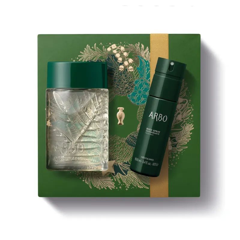 Kit Perfume e Body Splash Arbo 100ml Oboticario | Proteção Contra Odores da Transpiração (Body Spray)