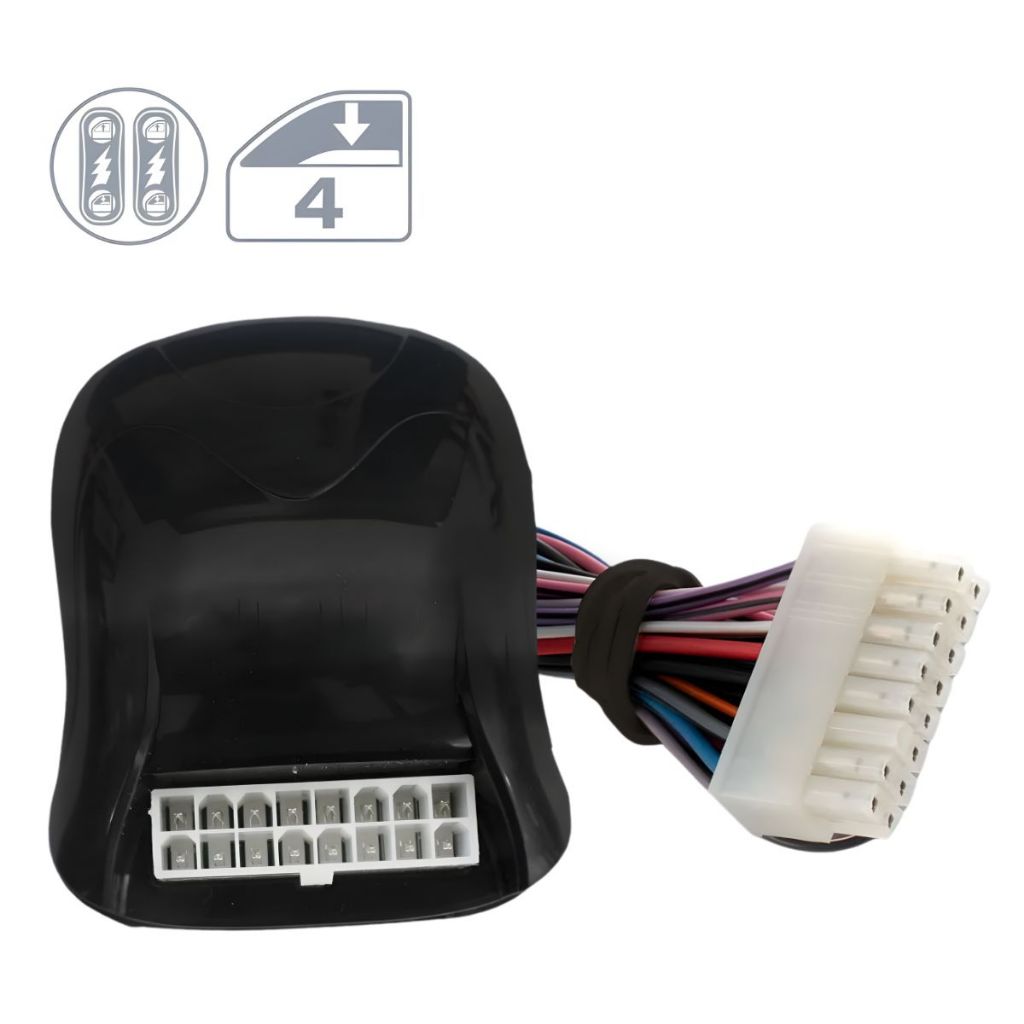 Módulo Central de Vidro Elétrico Universal 4 Vidros FDX42 - Flexitron