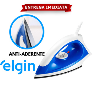 Ferro De Passar Ropas Seco Anti-Aderente 1100W Iron Force Elgin em Oferta na Shopee