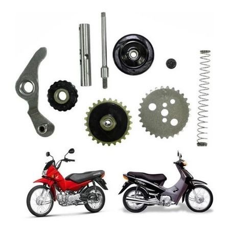 KIT TENSOR CORRENTE DE COMANDO BIZ 100/DR/POP 100 - (9 PÇ) SMART FOX
