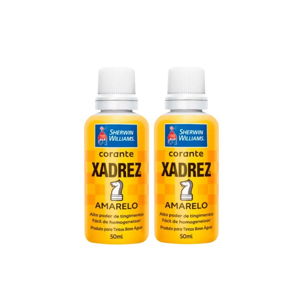 Kit 2 Corantes Líquidos Tinta Pigmento Xadrez Bisnaga Parede 50ml