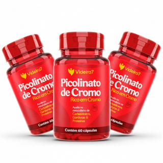 Picolinato De Cromo 500mg 60 Cápsulas Original em Oferta na Shopee