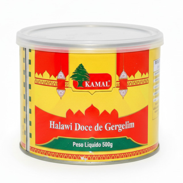 Halawai Doce de Gergelim Lata 500g - Kamal em Oferta na Shopee