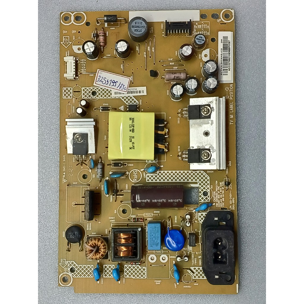 Placa da fonte tv aoc 32s519578g / pltvjl241xabjc2