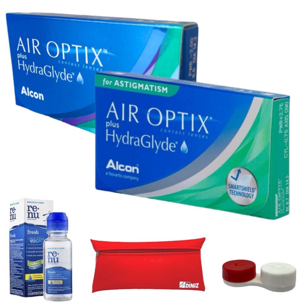 Lentes de Contato Air Optix Esférica + Toric Mensal Alcon