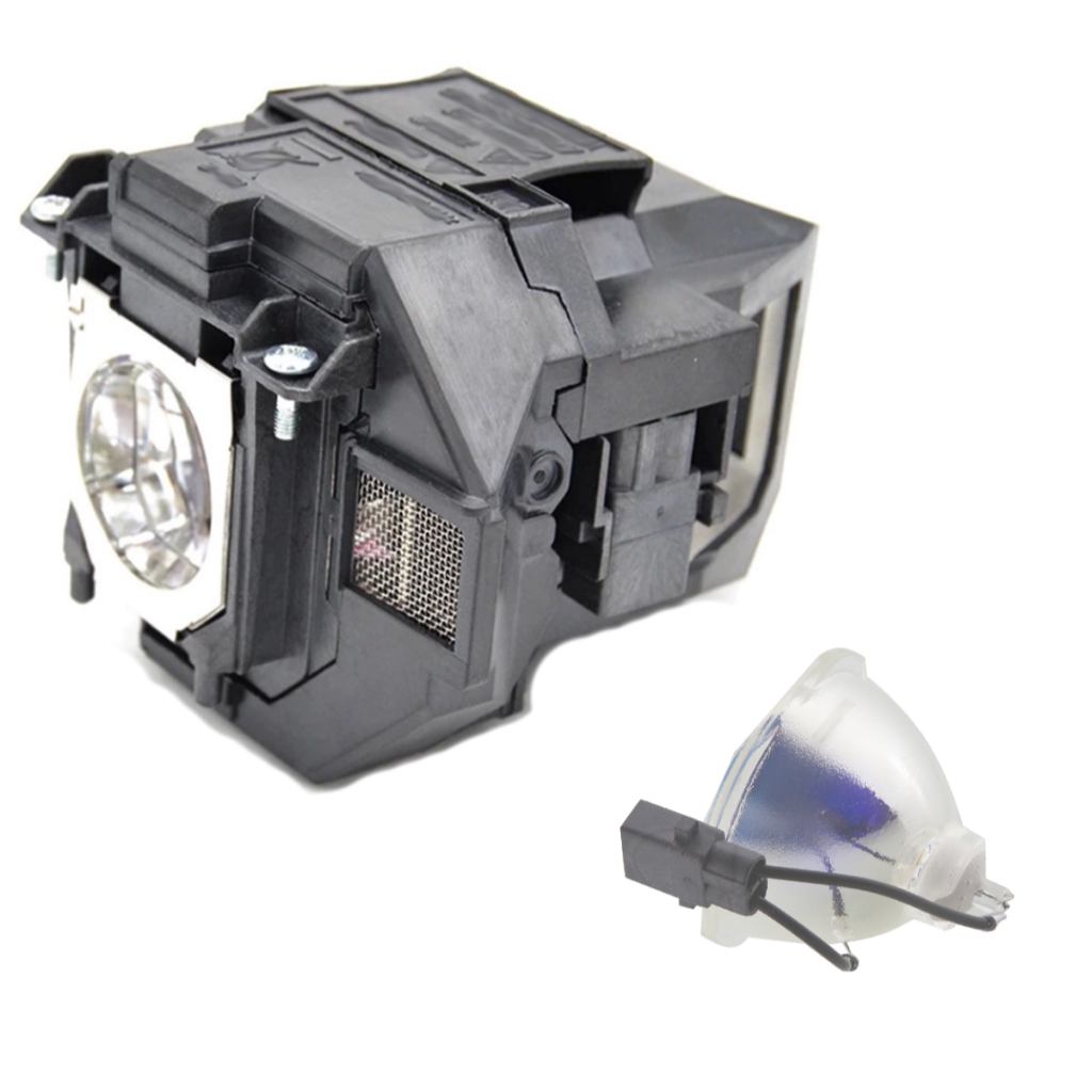 Lâmpada Elplp96 para Projetores Epson X41 X05 S41 X39 W42 - C/Case Base em vidro
