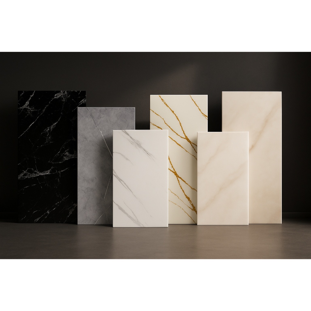 KIT 10/20/30 Placa Mármore Vinilico Adesiva Especial 3d  De Parede Relevo Lavável 30cm X 60cm em Oferta na Shopee