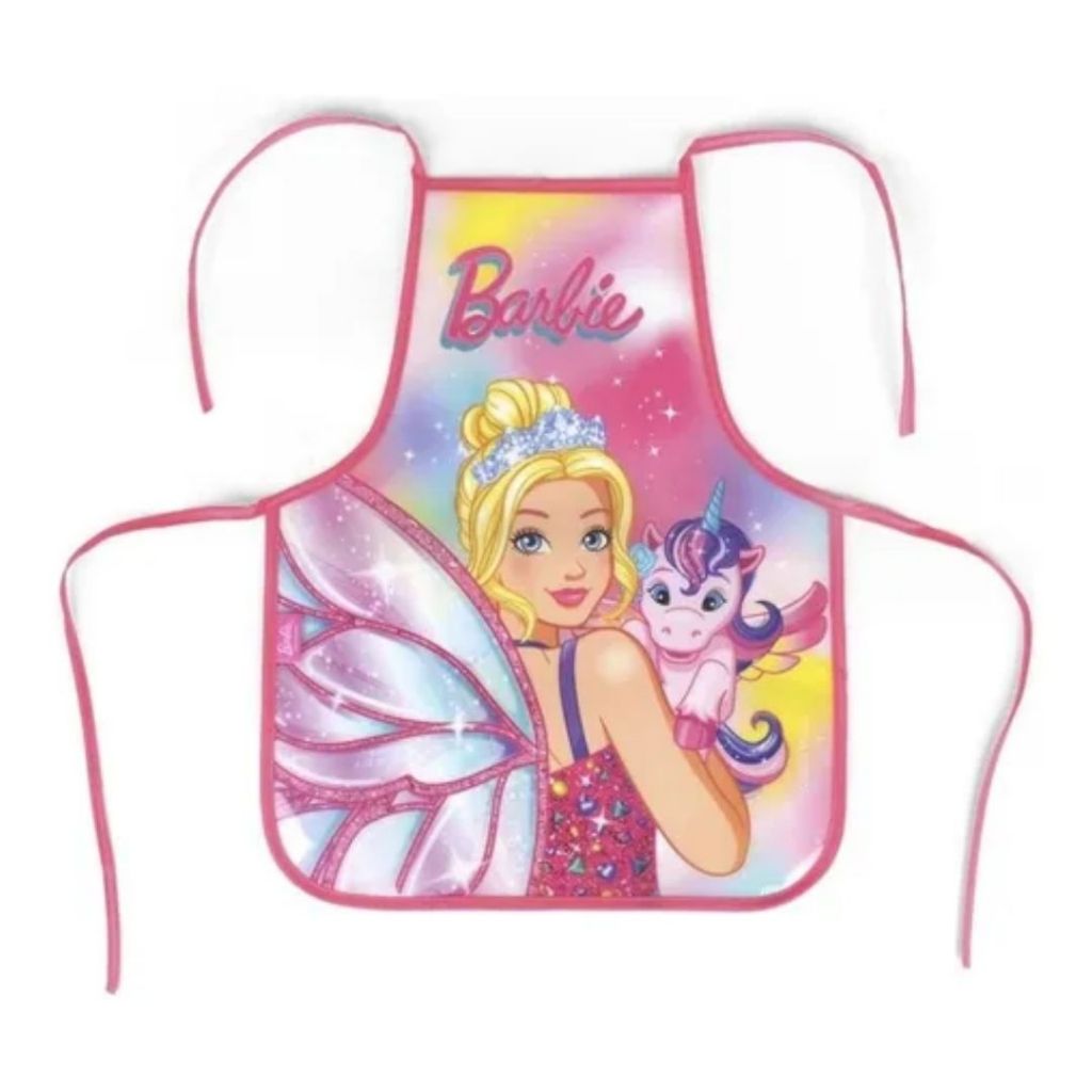 Avental Infantil Escolar Barbie: Onde Comprar | BuscaProdutos