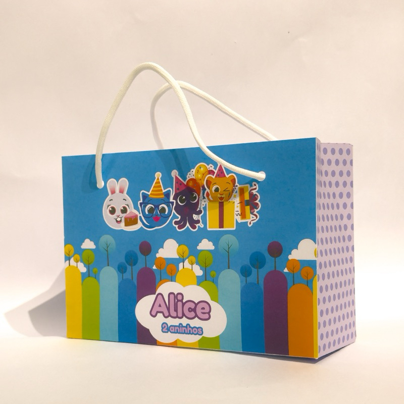 PEGUE E MONTE | Sacolinha Bolofofo| Lembrancinha Caixinha Personalizada Personalizado