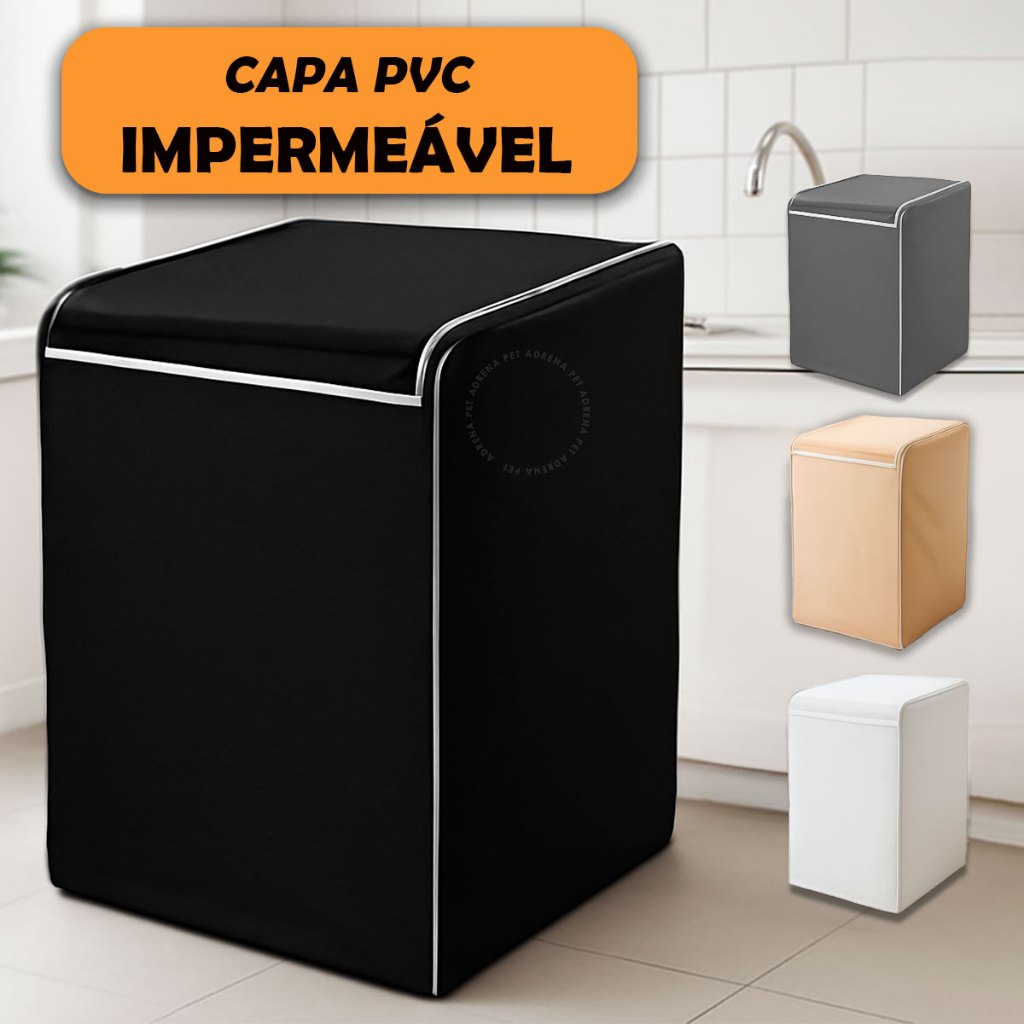 Capa para Máquina de Lavar Pvc Impermeável Todos Tamanhos p/m/g Brastemp Consul Eletrolux em Oferta na Shopee