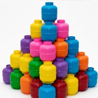 Cofrinho Botijão Cofre Plástico Resistente Moedas - 17cm