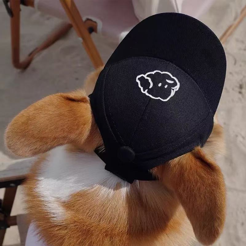 Chapéu De Cachorro Gato Com Fivela De Corda Ajustável Tampas De Moda