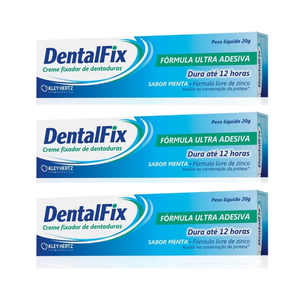 Dentalfix Fixador De Dentadura Menta 20g em Oferta na Shopee