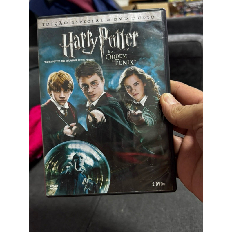 dvd duplo Harry Potter e a Ordem da Fênix - original - dublado - fotos reais