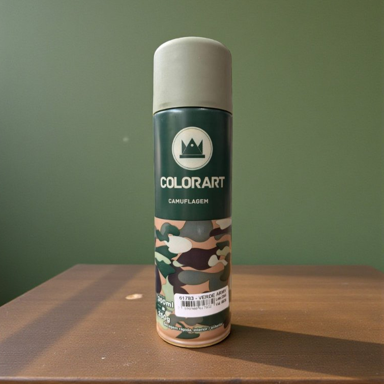 SPRAY CAMUFLAGEM COLORART - VERDE ARMY